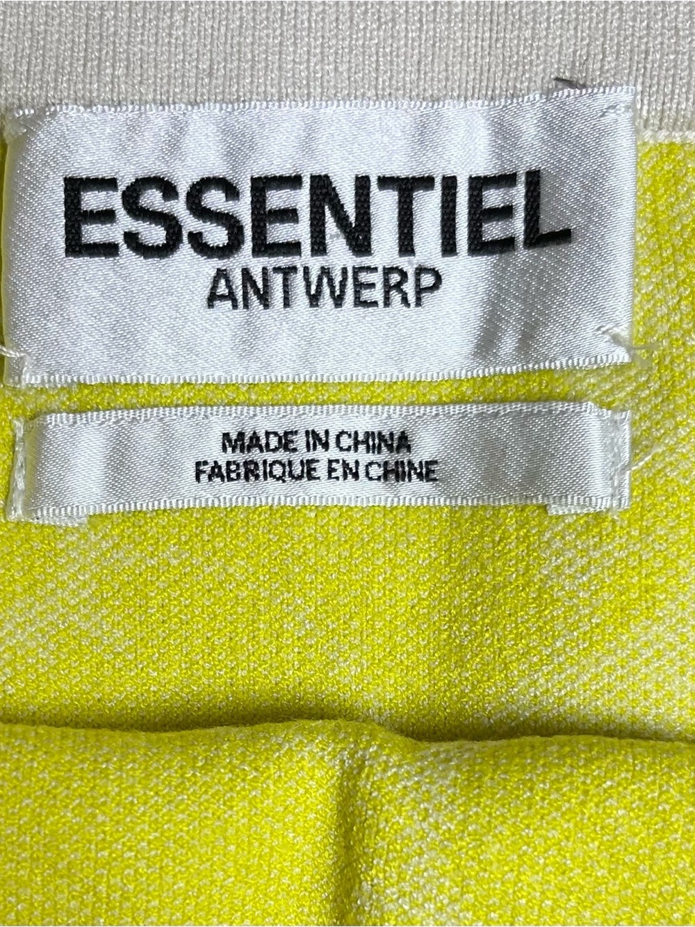 Essentiel Antwerp Floral Knit Midi Pencil Skirt | Yellow & White | Size Medium - Picture 6 of 6